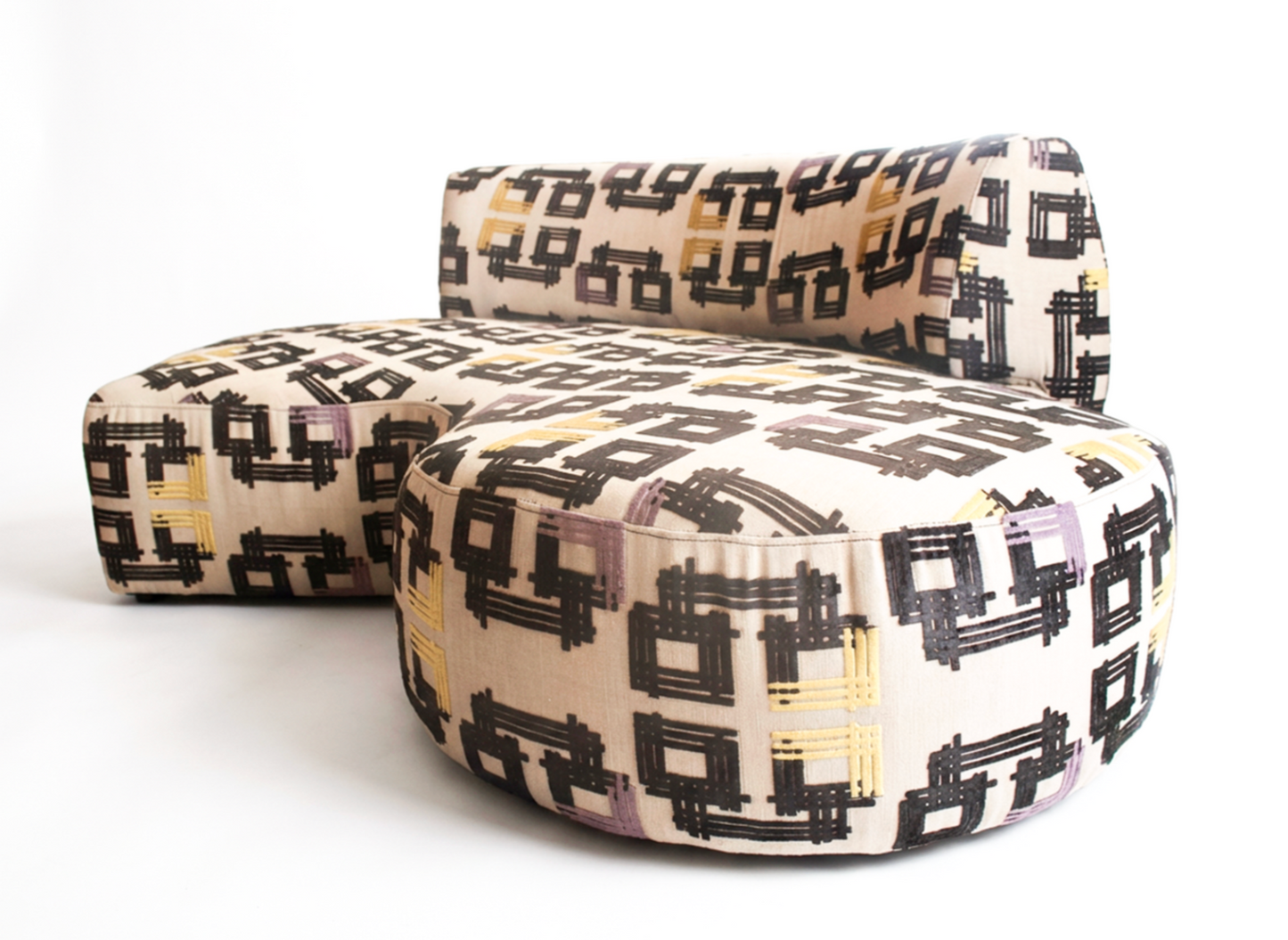 The “Komorebi” Curved Modular Sofa